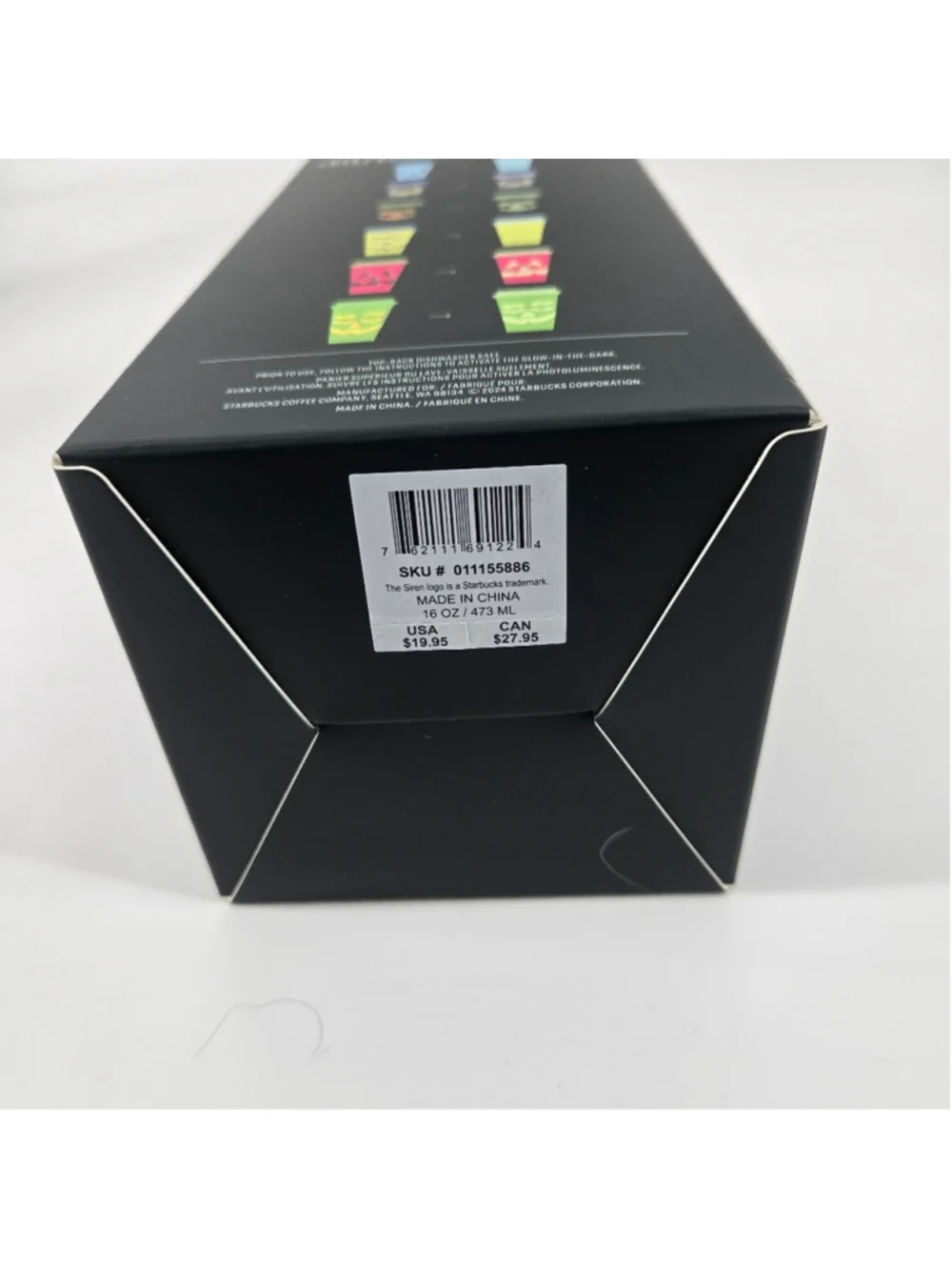 Starbucks Halloween 2024 Glow In The Dark Hot Cups Set NIB 16oz Fall Collection
